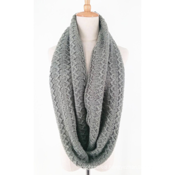 Unisex Neck Warmer Fancy Thick Winter Knitted Loop Scarf Snood (SK154)